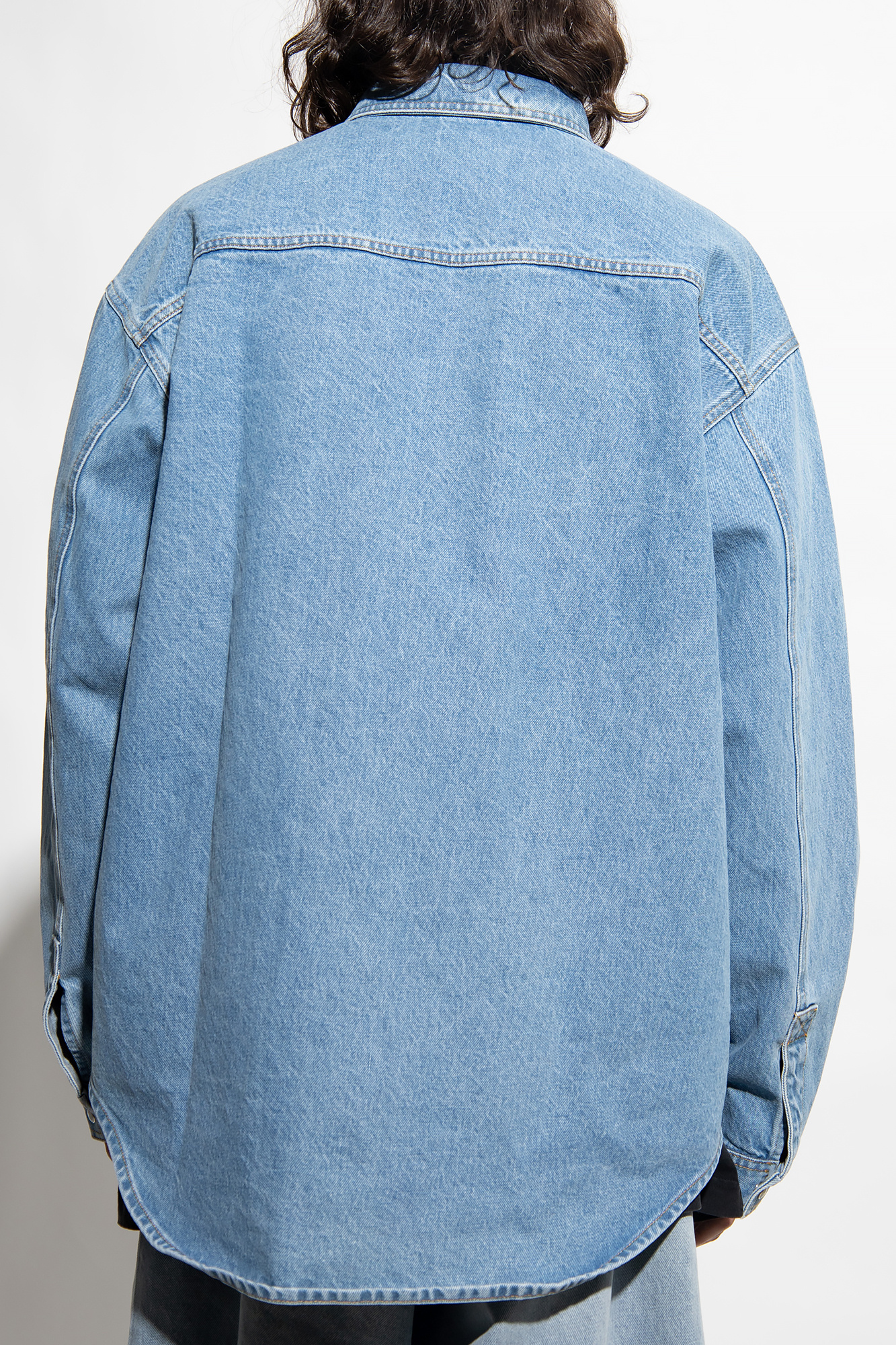 VETEMENTS Denim shirt with logo | Men's Clothing | Vitkac